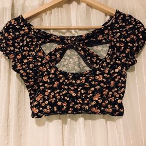 Floral print Crop top